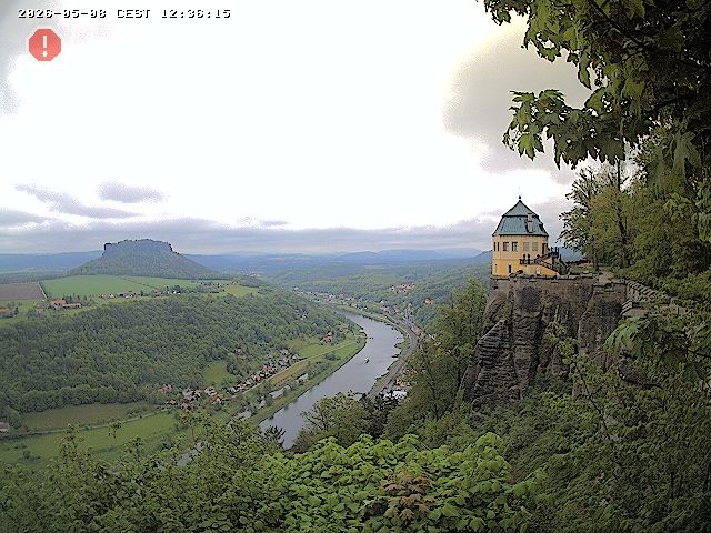 Archiv Foto Webcam Festung Königstein - Friedrichsburg