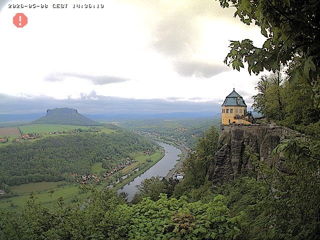 Archiv Foto Webcam Festung Königstein - Friedrichsburg