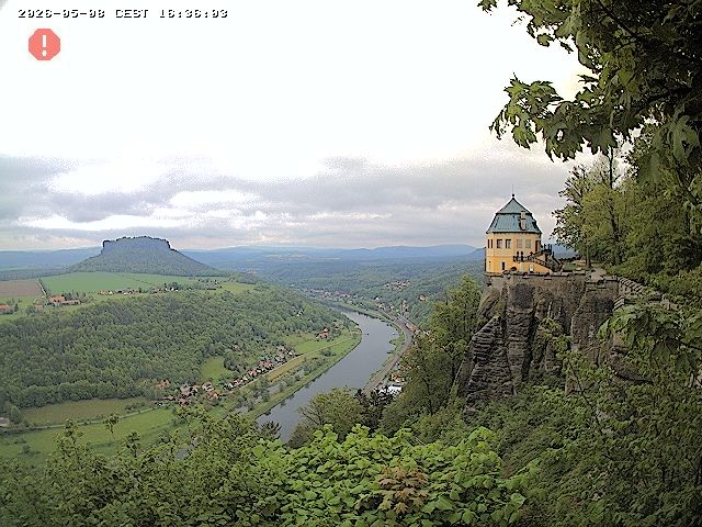 Archiv Foto Webcam Festung Königstein - Friedrichsburg