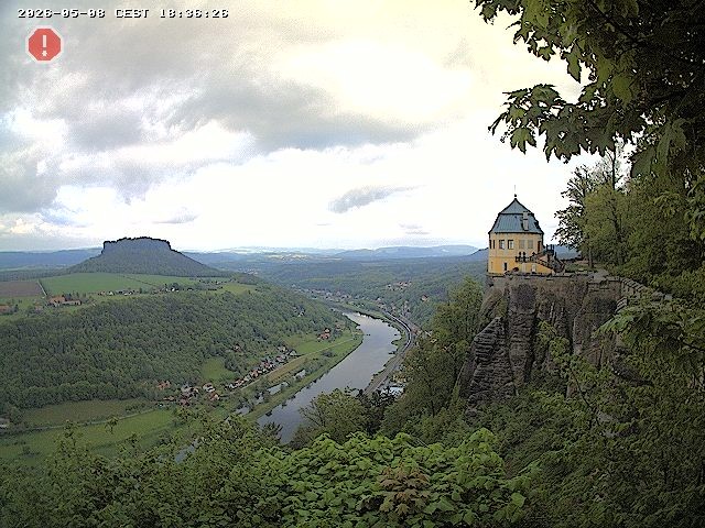 Archiv Foto Webcam Festung Königstein - Friedrichsburg