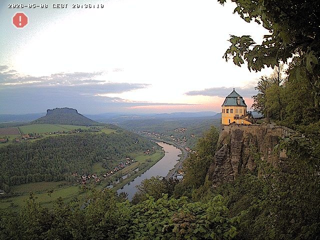Archiv Foto Webcam Festung Königstein - Friedrichsburg
