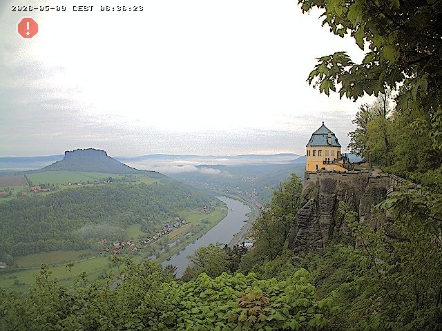 Archiv Foto Webcam Festung Königstein - Friedrichsburg