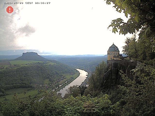 Archiv Foto Webcam Festung Königstein - Friedrichsburg