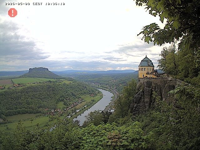 Archiv Foto Webcam Festung Königstein - Friedrichsburg