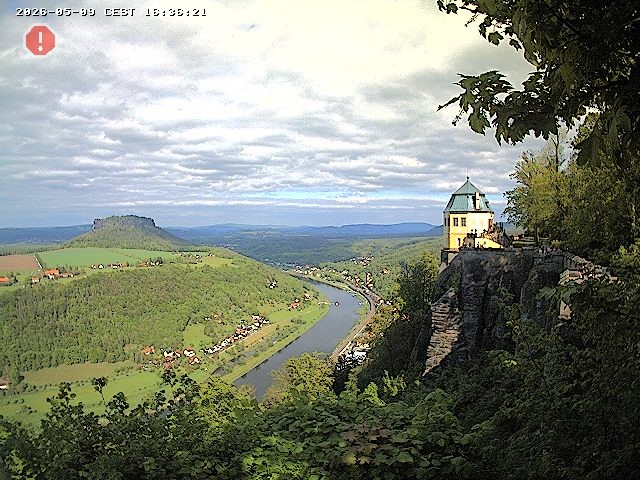 Archiv Foto Webcam Festung Königstein - Friedrichsburg