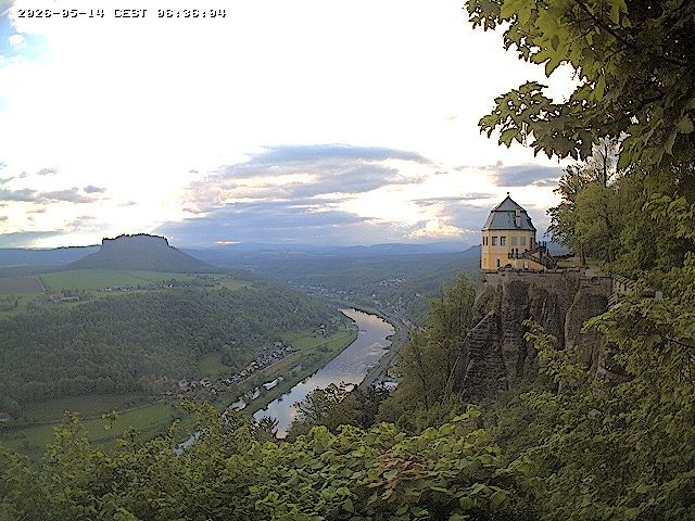 Archiv Foto Webcam Festung Königstein - Friedrichsburg