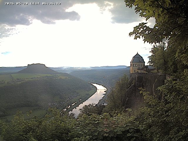 Archiv Foto Webcam Festung Königstein - Friedrichsburg