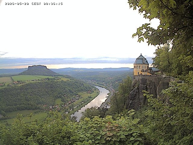 Archiv Foto Webcam Festung Königstein - Friedrichsburg
