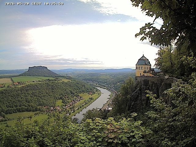 Archiv Foto Webcam Festung Königstein - Friedrichsburg