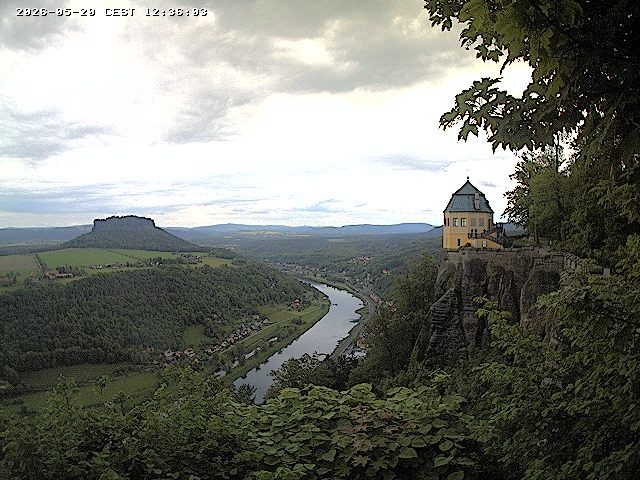 Archiv Foto Webcam Festung Königstein - Friedrichsburg