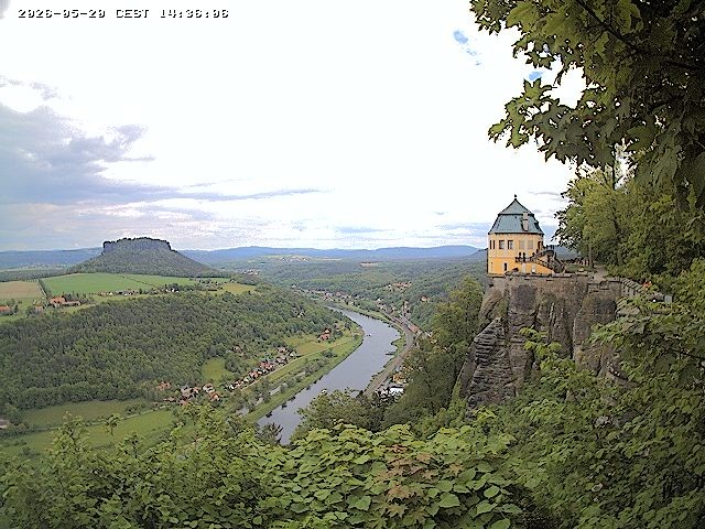 Archiv Foto Webcam Festung Königstein - Friedrichsburg