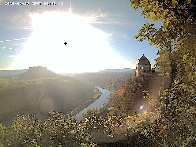 Archiv Foto Webcam Festung Königstein - Friedrichsburg