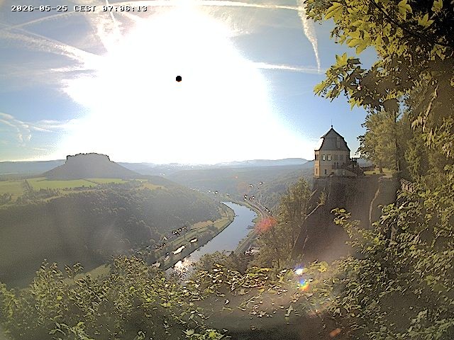 Archiv Foto Webcam Festung Königstein - Friedrichsburg