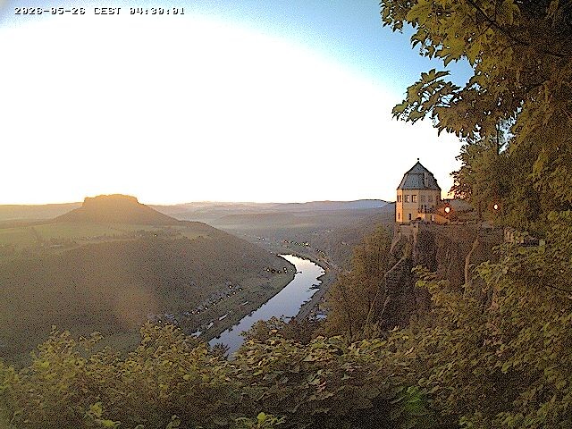 Archiv Foto Webcam Festung Königstein - Friedrichsburg