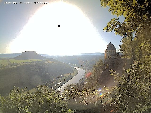 Archiv Foto Webcam Festung Königstein - Friedrichsburg