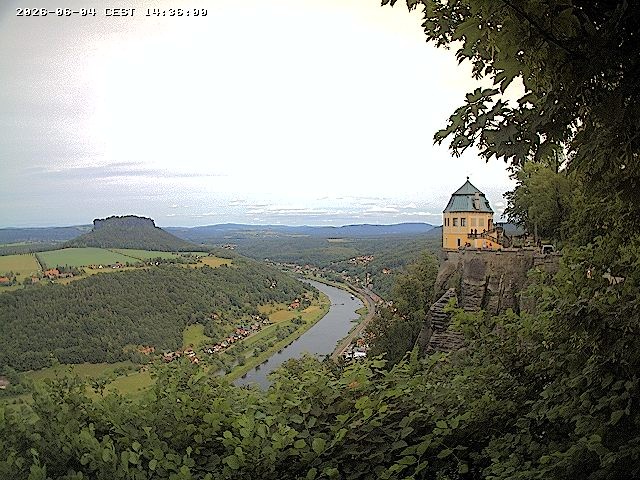 Archiv Foto Webcam Festung Königstein - Friedrichsburg