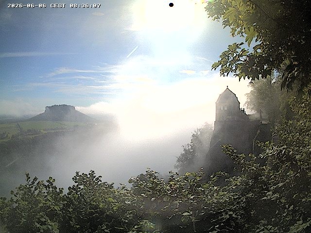 Archiv Foto Webcam Festung Königstein - Friedrichsburg
