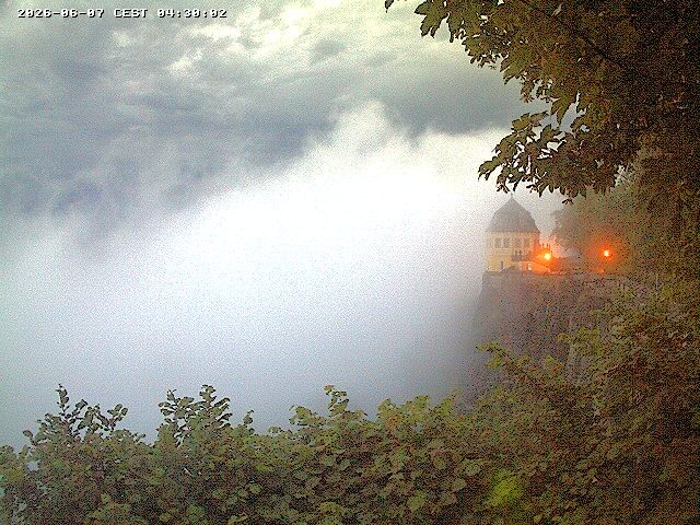 Archiv Foto Webcam Festung Königstein - Friedrichsburg
