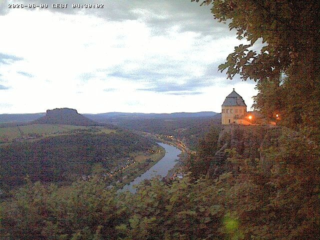 Archiv Foto Webcam Festung Königstein - Friedrichsburg