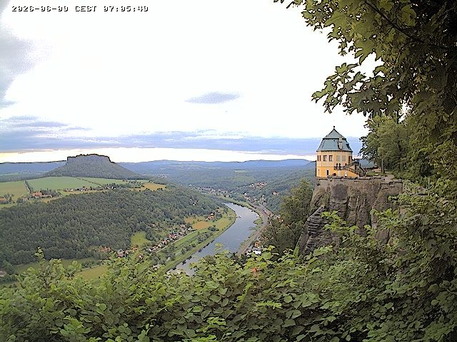 Archiv Foto Webcam Festung Königstein - Friedrichsburg