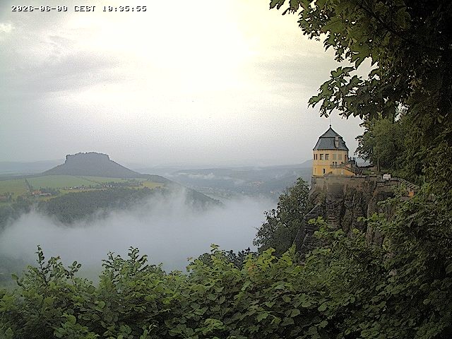 Archiv Foto Webcam Festung Königstein - Friedrichsburg