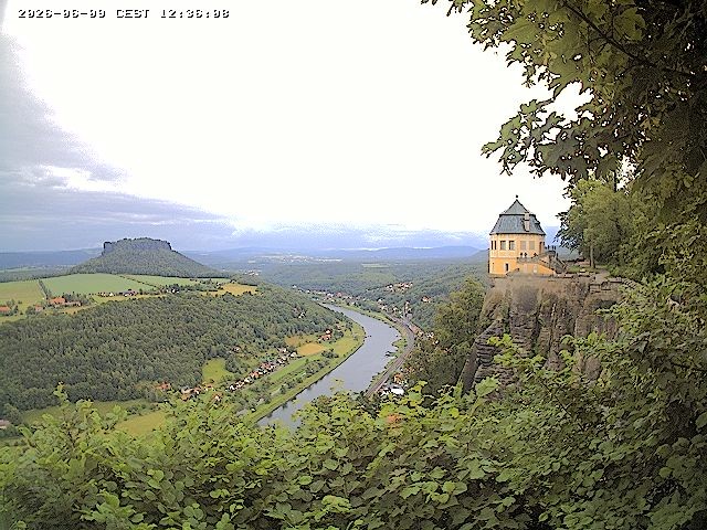Archiv Foto Webcam Festung Königstein - Friedrichsburg