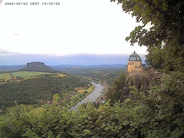 Archiv Foto Webcam Festung Königstein - Friedrichsburg