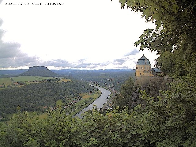 Archiv Foto Webcam Festung Königstein - Friedrichsburg