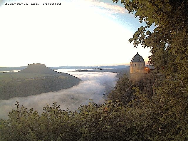 Archiv Foto Webcam Festung Königstein - Friedrichsburg