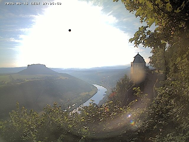 Archiv Foto Webcam Festung Königstein - Friedrichsburg