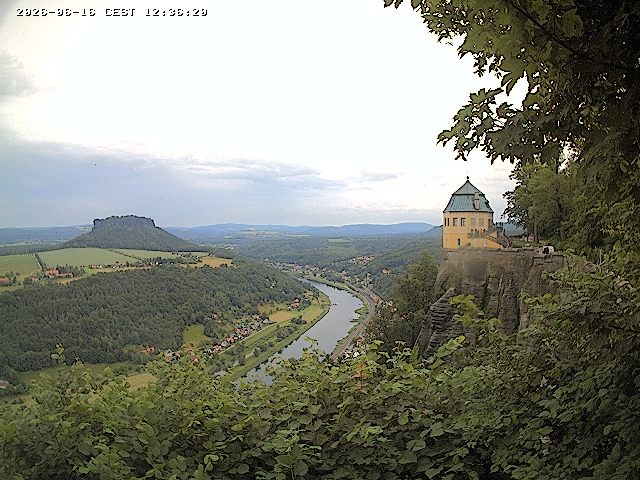 Archiv Foto Webcam Festung Königstein - Friedrichsburg