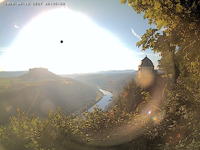 Archiv Foto Webcam Festung Königstein - Friedrichsburg