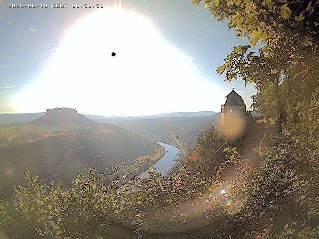 Archiv Foto Webcam Festung Königstein - Friedrichsburg