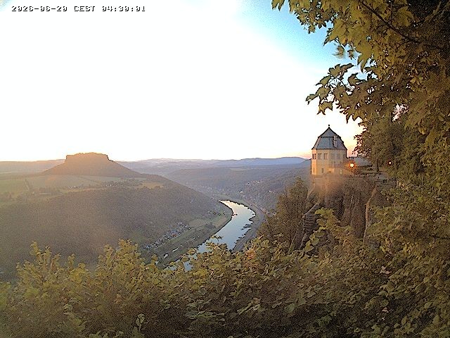 Archiv Foto Webcam Festung Königstein - Friedrichsburg