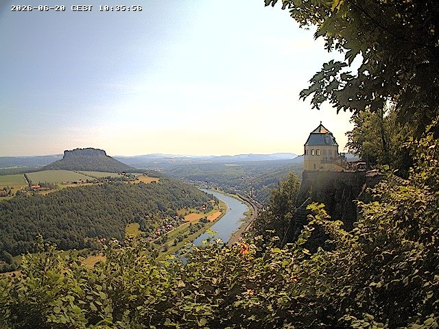 Archiv Foto Webcam Festung Königstein - Friedrichsburg