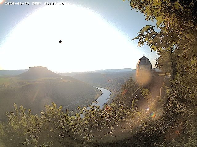 Archiv Foto Webcam Festung Königstein - Friedrichsburg