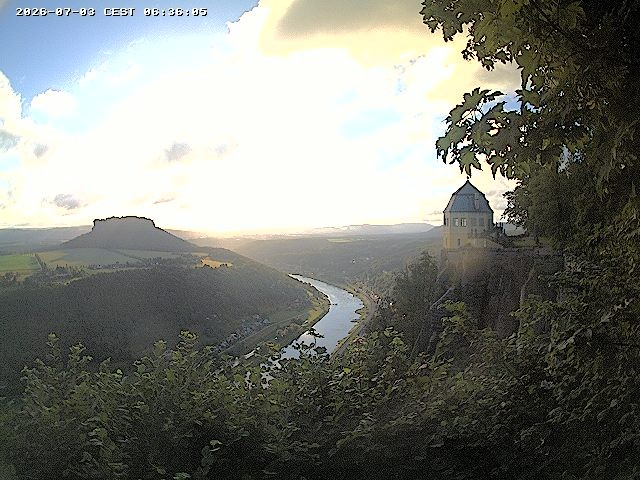 Archived image Webcam Fortress Koenigstein
