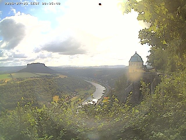 Archived image Webcam Fortress Koenigstein