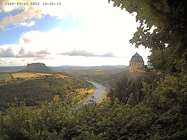 Archived image Webcam Fortress Koenigstein