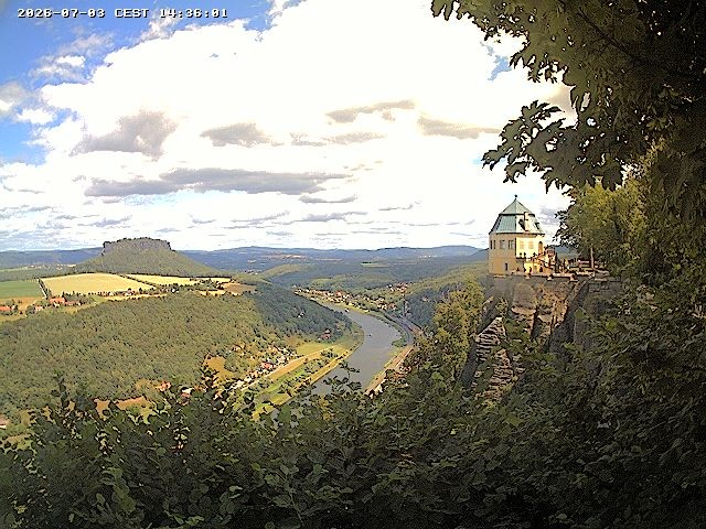 Archived image Webcam Fortress Koenigstein
