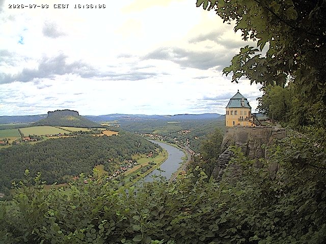 Archived image Webcam Fortress Koenigstein