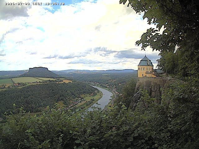 Archived image Webcam Fortress Koenigstein