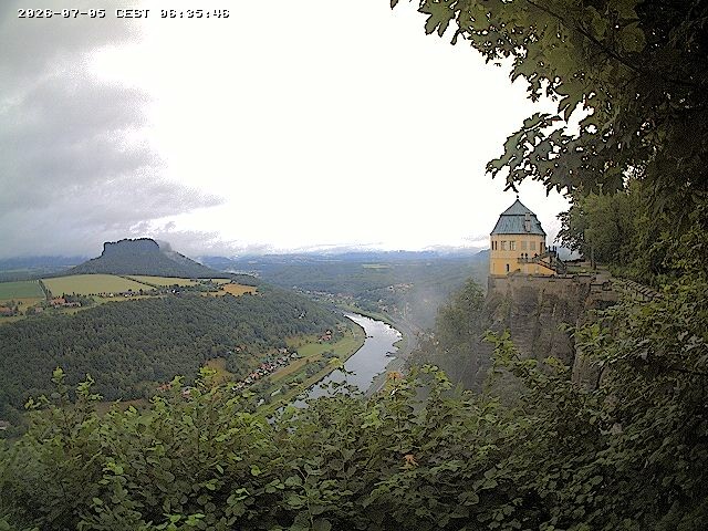 Archived image Webcam Fortress Koenigstein