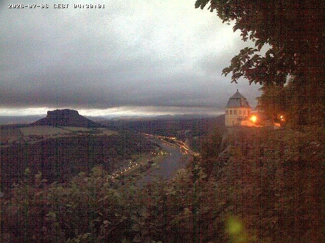 Archiv Foto Webcam Festung Königstein - Friedrichsburg