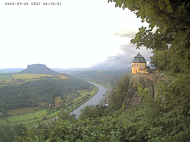 Archiv Foto Webcam Festung Königstein - Friedrichsburg