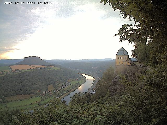 Archived image Webcam Fortress Koenigstein