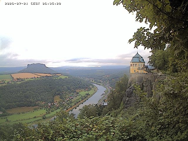 Archived image Webcam Fortress Koenigstein