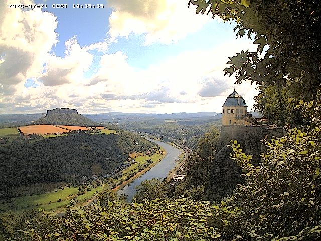 Archived image Webcam Fortress Koenigstein