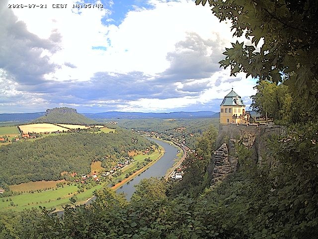 Archived image Webcam Fortress Koenigstein