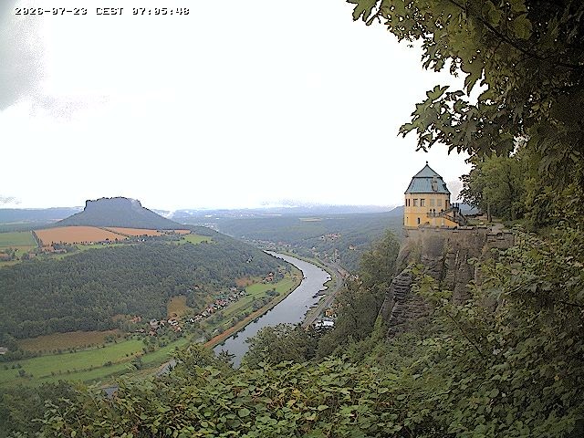 Archiv Foto Webcam Festung Königstein - Friedrichsburg